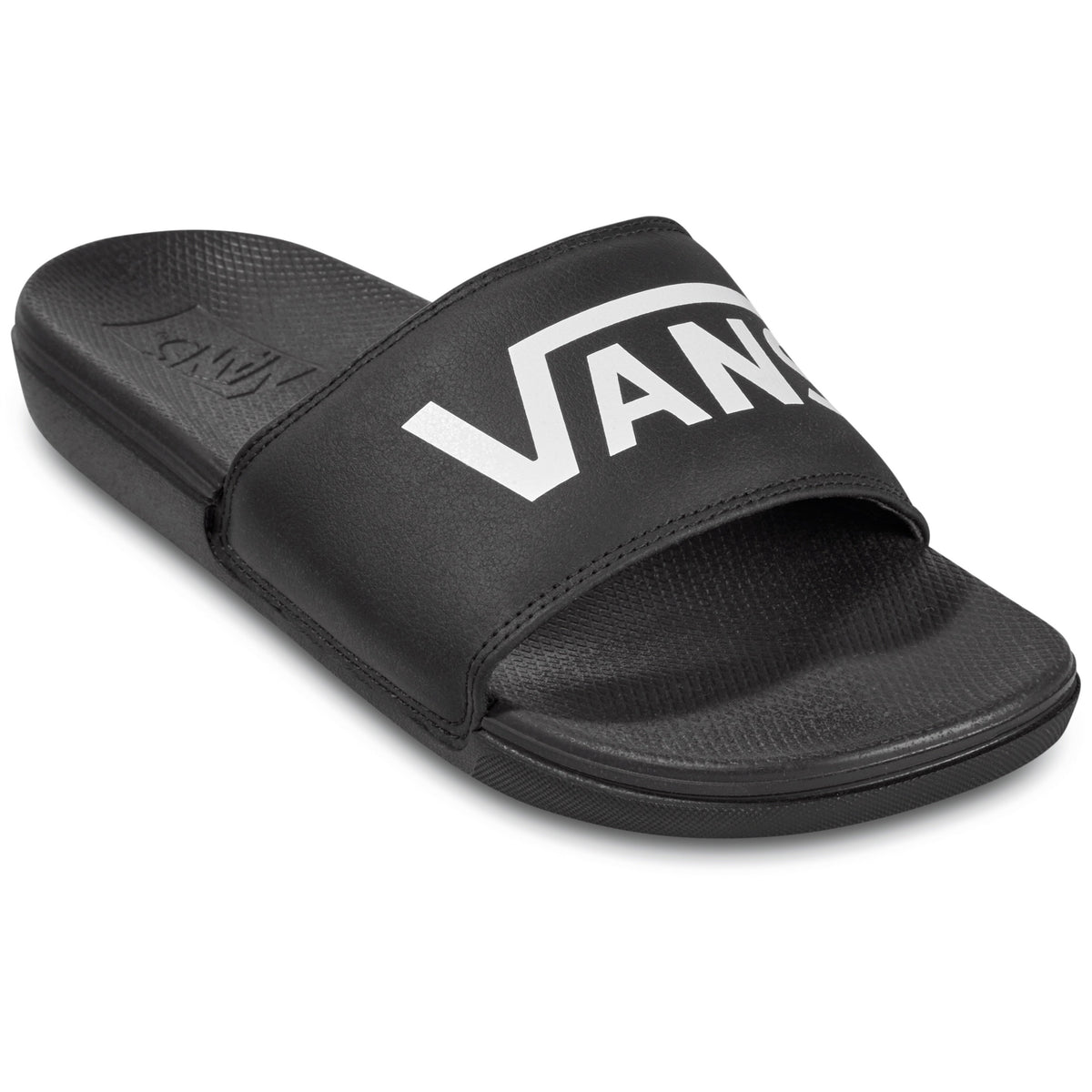 Vans on sale slides black