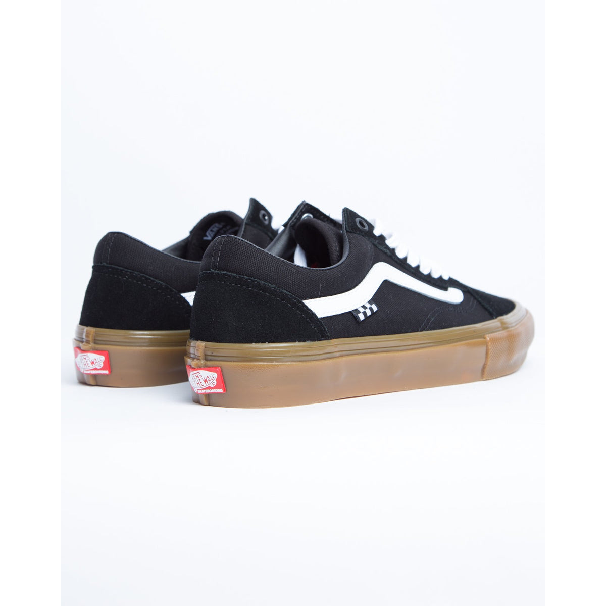 Vans old skool pro black best sale and gum